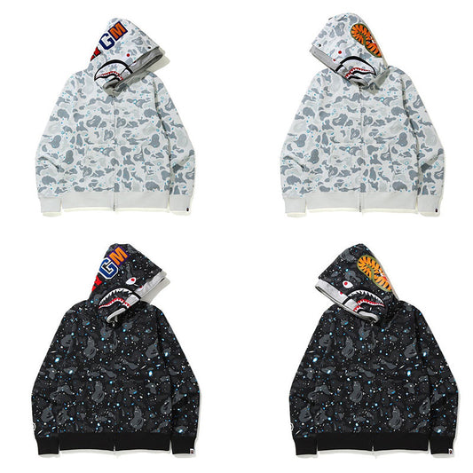 BAPE Shark Sweater Double Hood Sweater