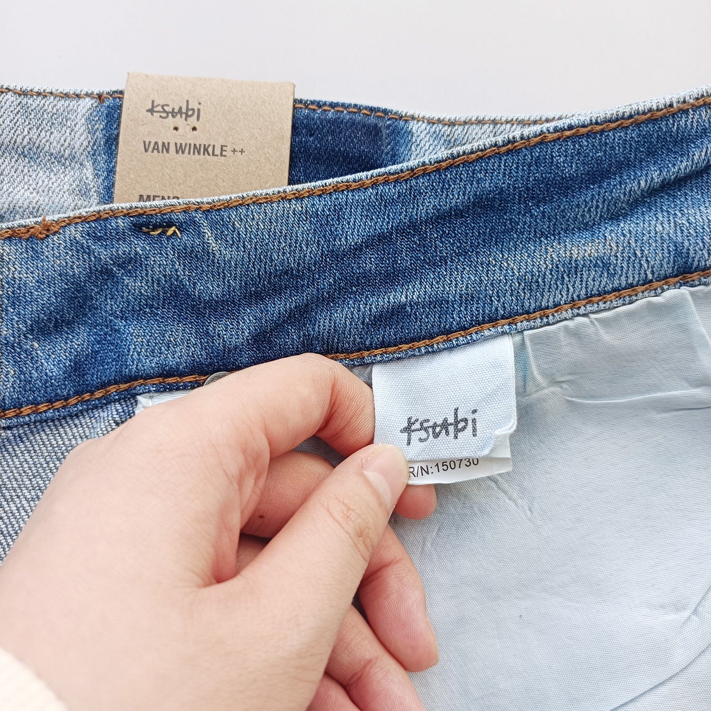 Ksubi001 Jeans Straight Ripped Stretch American High Street Casual Men's Jeans