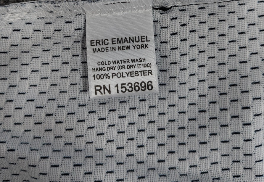 Eric Emanuel Black Graffiti Mesh Sports Shorts for Men