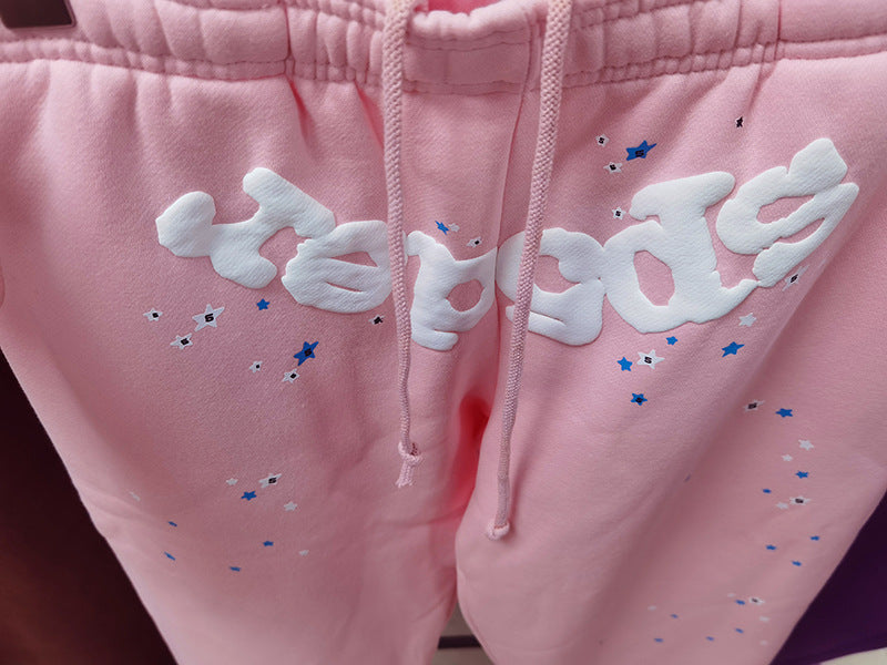 420 gsm 100% cotton spider sweater long pants sp5der