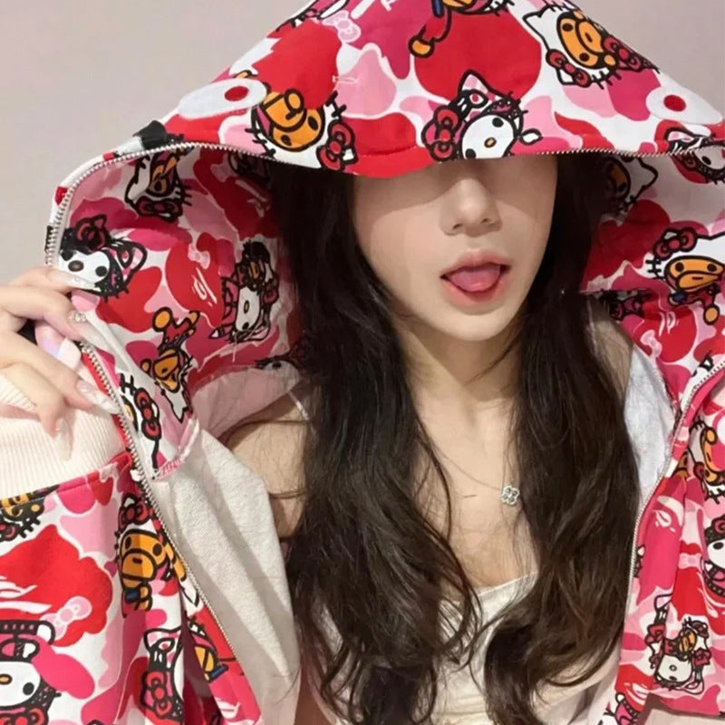 bape original 100% cotton hoodies for women and men