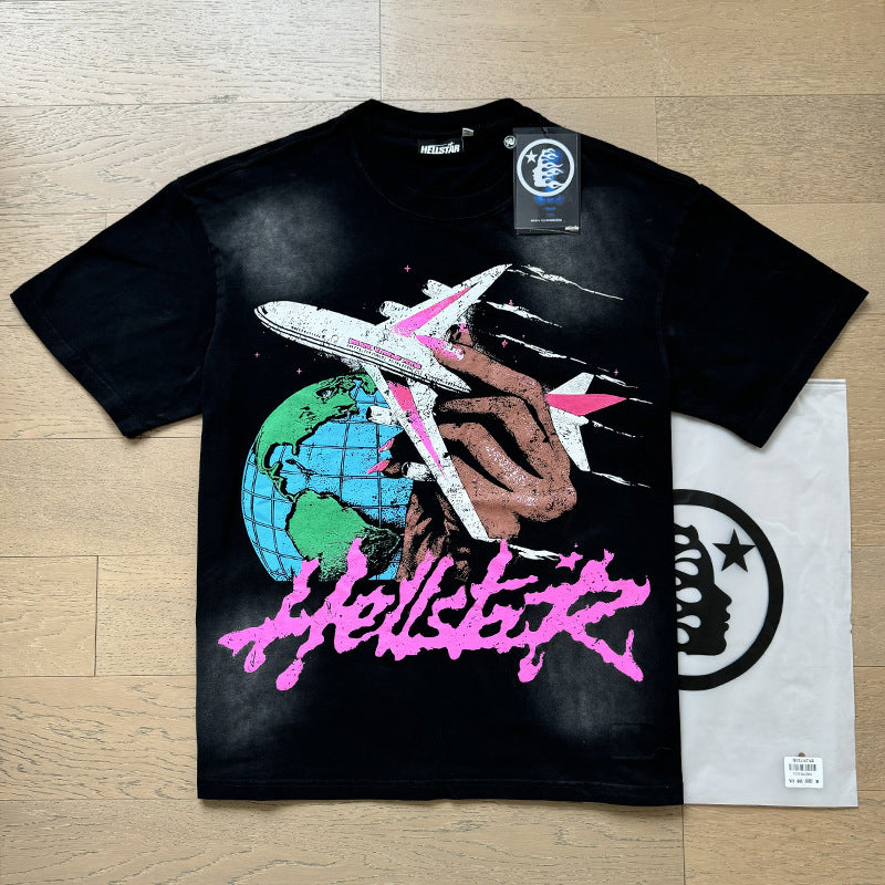 HS6201 New Colors Hellstar 100% Cotton laugh T shirts for men and women