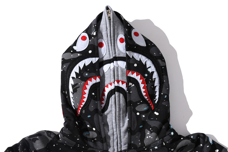 BAPE Shark Sweater Double Hood Sweater
