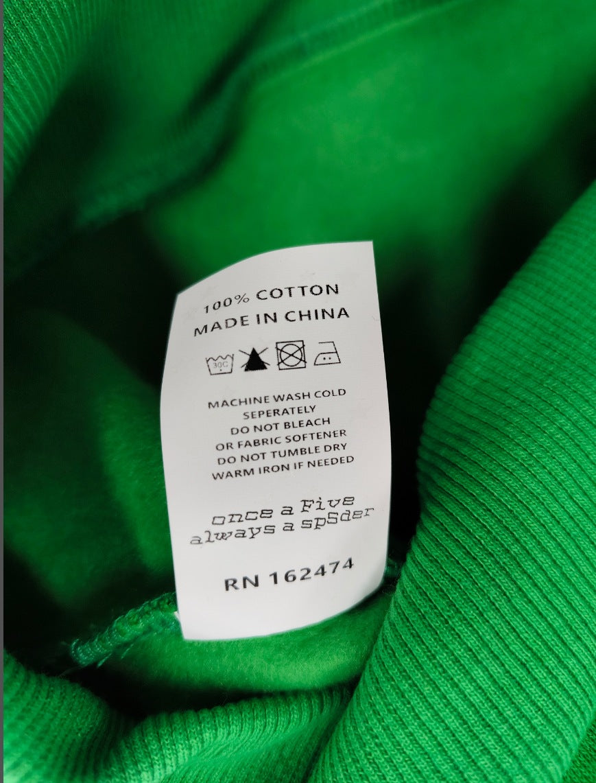 Sp5der Sweatshirt 555555 Heavy Sports Hoodie Brushed Hoody