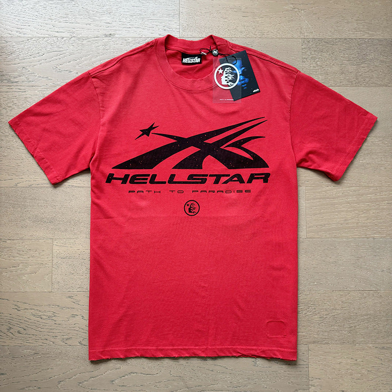 Hellstar Men's and Women's Loose Pullover Short Sleeve T-shirt