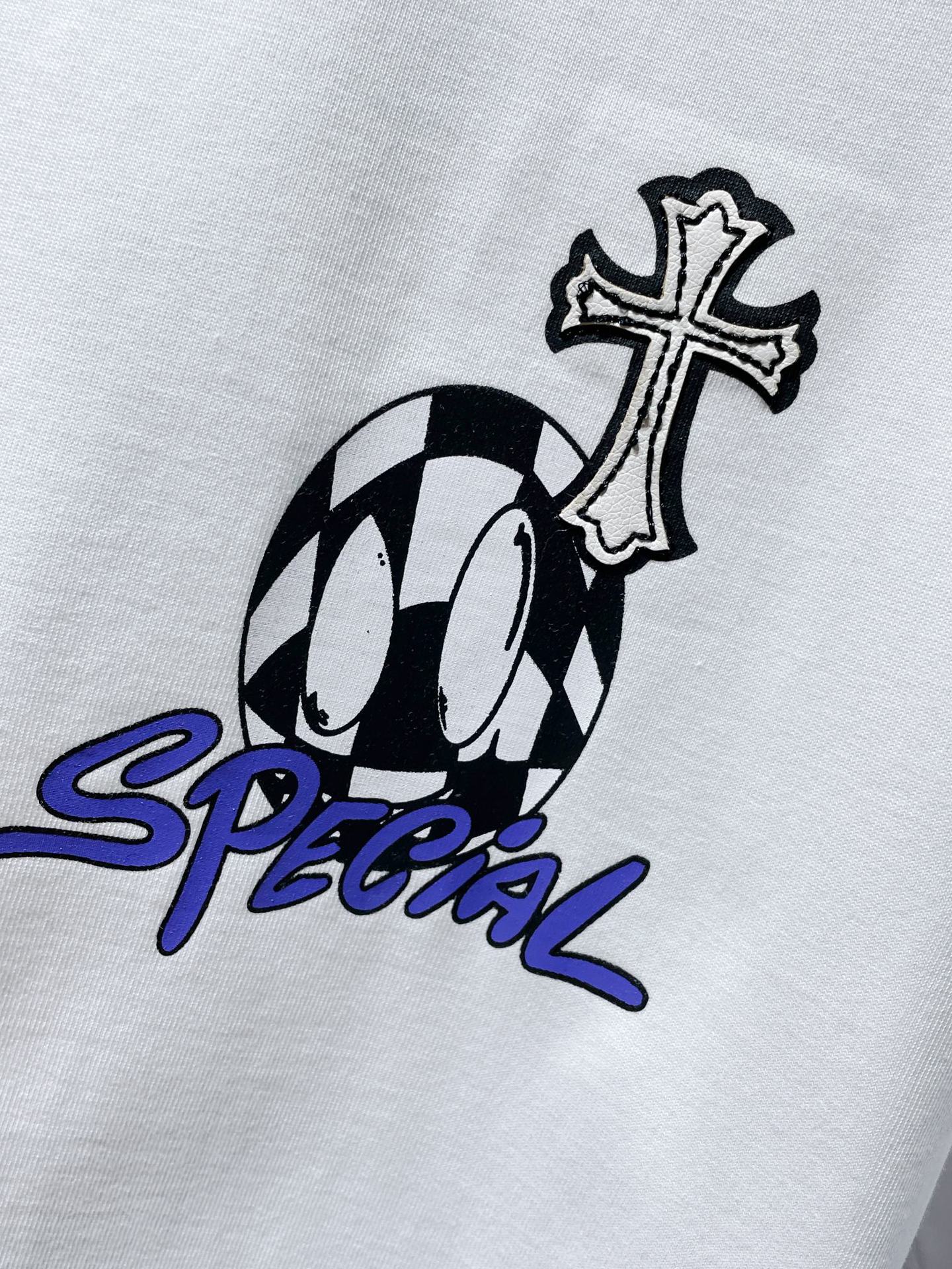 Chrome Heart 23ss Matty Boy Graffiti Short Sleeve Cotton Men's T-shirt