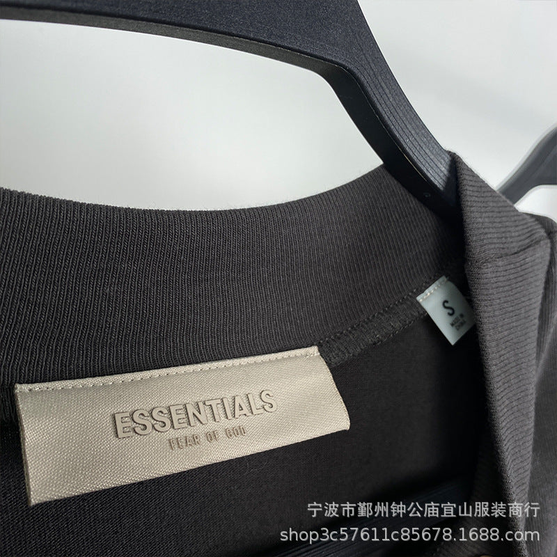 2022SS Short Sleeve T-Shirt 1977 Flocking Print ESSENTIALS Trendy Brand T-Shirt