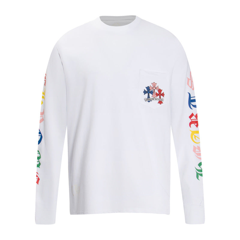 Chrome Heart High Quality Cotton Men's and Women's Long Sleeve T-shirt