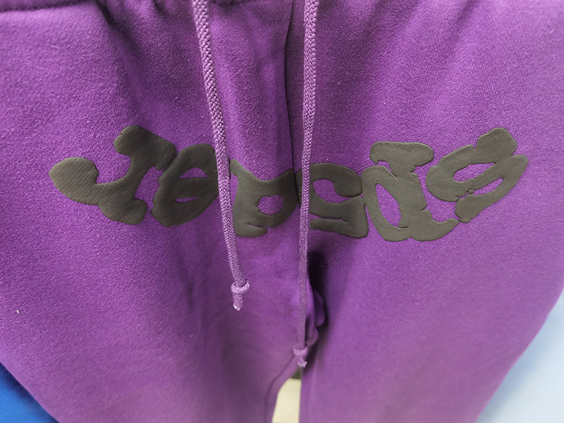 420 gsm 100% cotton spider sweater long pants sp5der