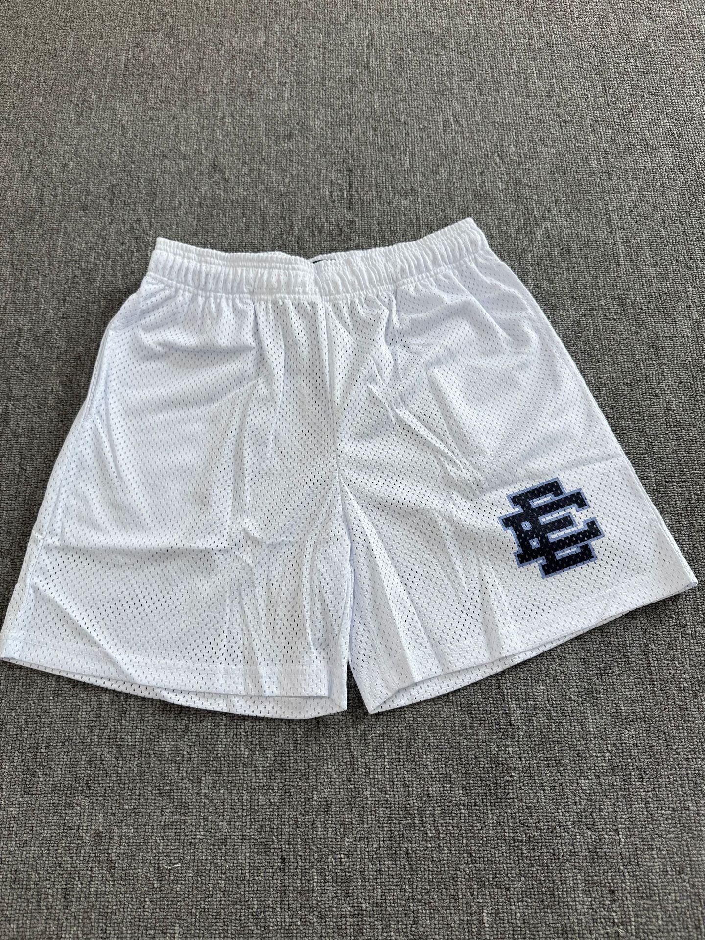 Eric Emanuel Shorts Sports Quick-Dry Pants Fitness Men Loose Fit Basketball Shorts Mesh Breathable Four-Quarter Shorts