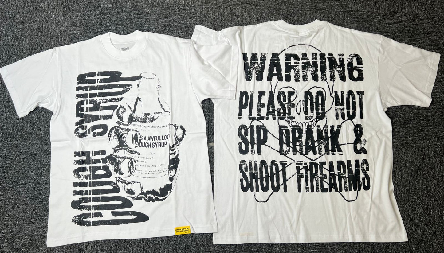 THAT'S AWFUL LOT OF COUGH SYRUP Cotton Crew Neck T-Shirt Short Sleeve