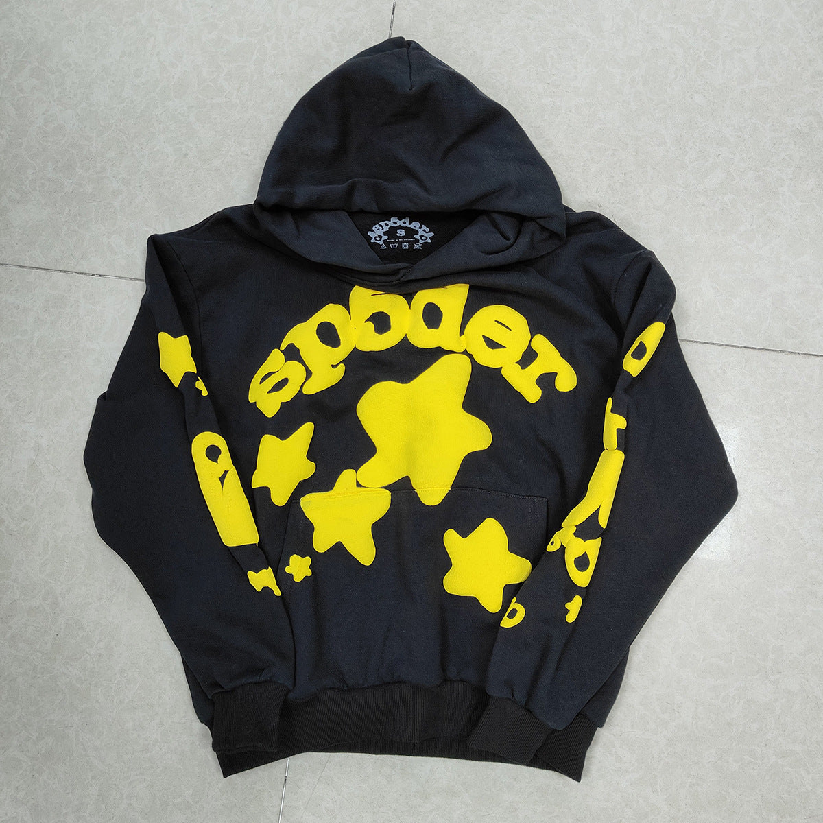 顶级 430gsm Sp5der 连帽衫 100% 纯棉男女连帽衫