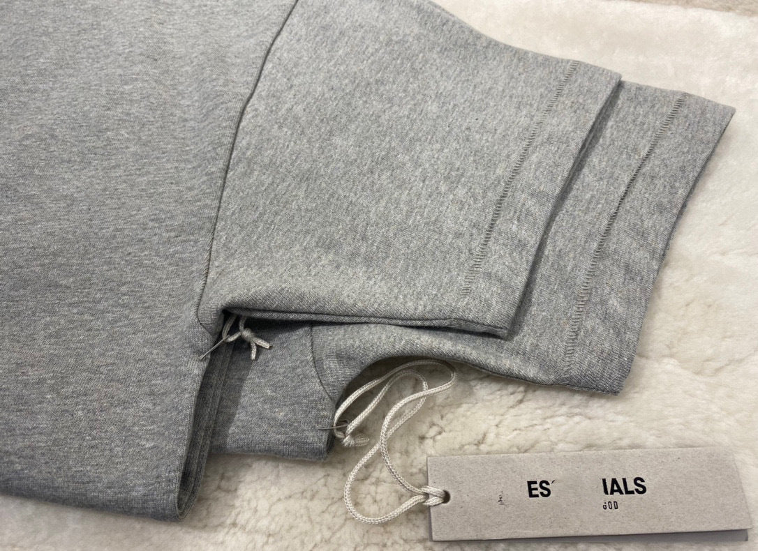 ESS **Half Arc 24ss Spring Silicone Letter 380gsm Heavy Crew Neck 100% Cotton Short Sleeve T-shirt