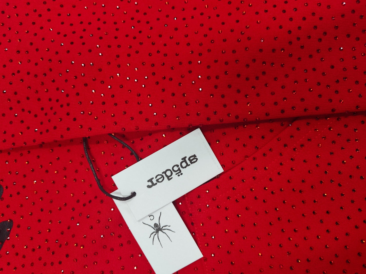 Sp5der vvs black  red hoodies spider heavry weight 1:1 hoodies