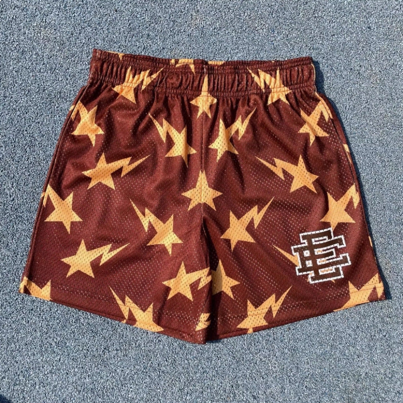 Eric Emanuel Sports Shorts for Men Star Loose Fit