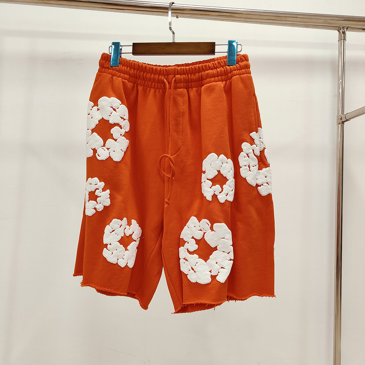 Denim Tears Shorts Full Printed Foam Denim Tears Fifth Pants Tide