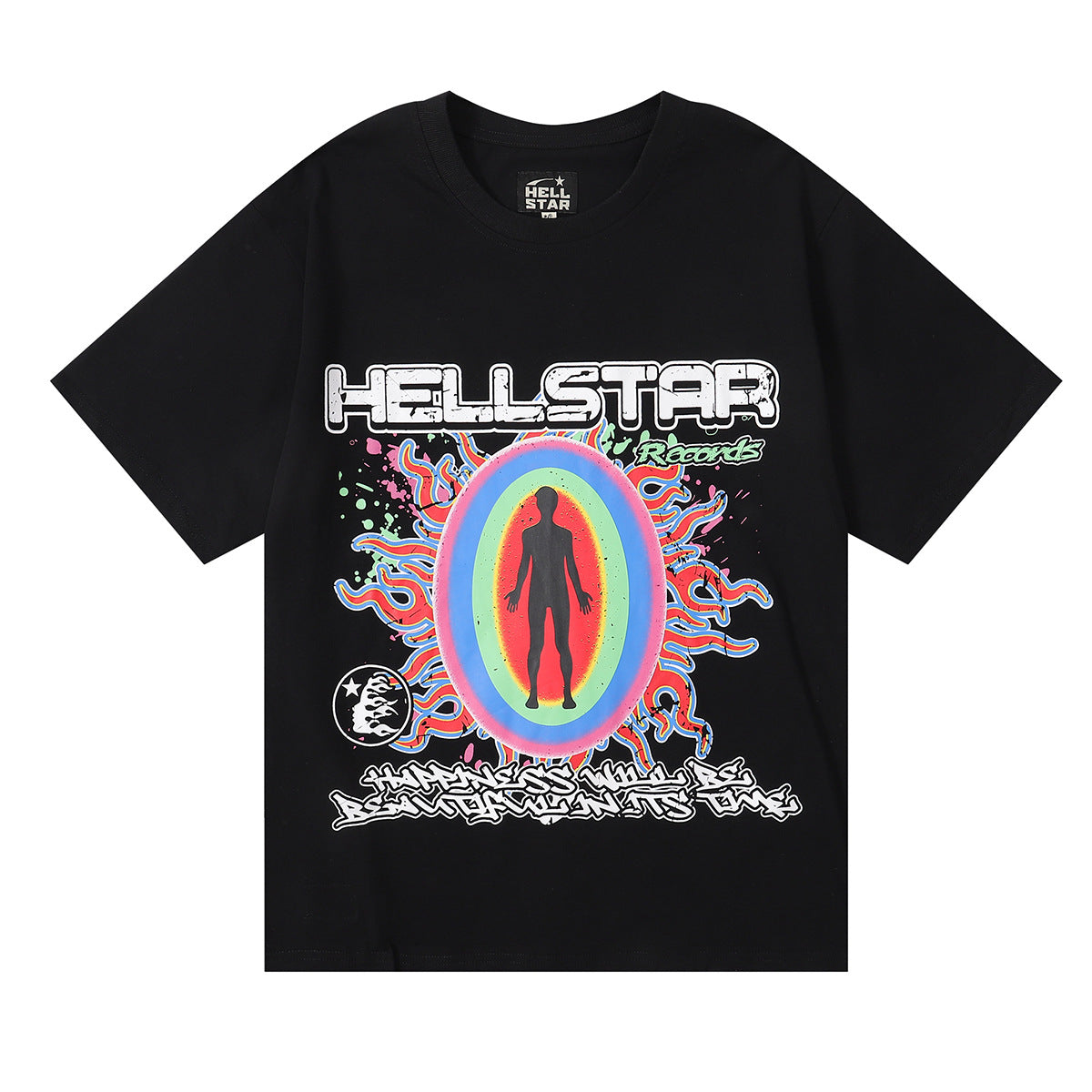 HS6001 Hellstar Fashion Brand Letters shorts Tee shirts