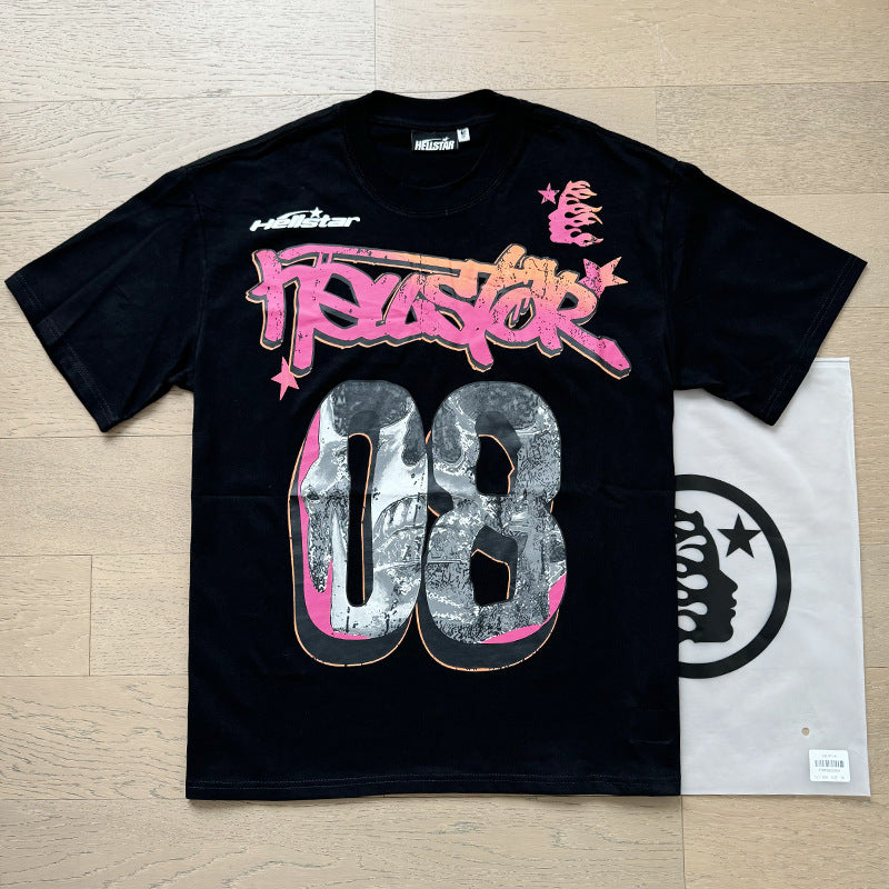 HS6201 New Colors Hellstar 100% Cotton laugh T shirts for men and women