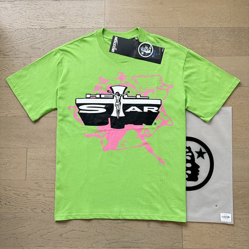 HS6201 New Colors Hellstar 100% Cotton laugh T shirts for men and women