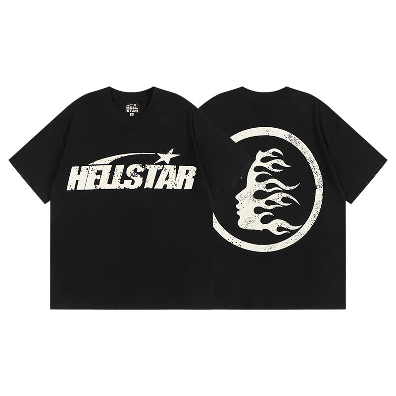 HS6001 Hellstar Fashion Brand Letters shorts Tee shirts