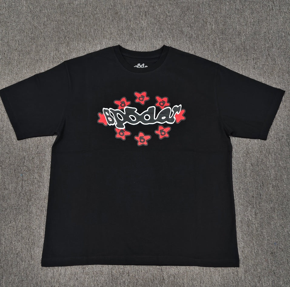 SP4001 sp5der T-shirt Letter Spider Web Short Sleeve Men's T-shirt