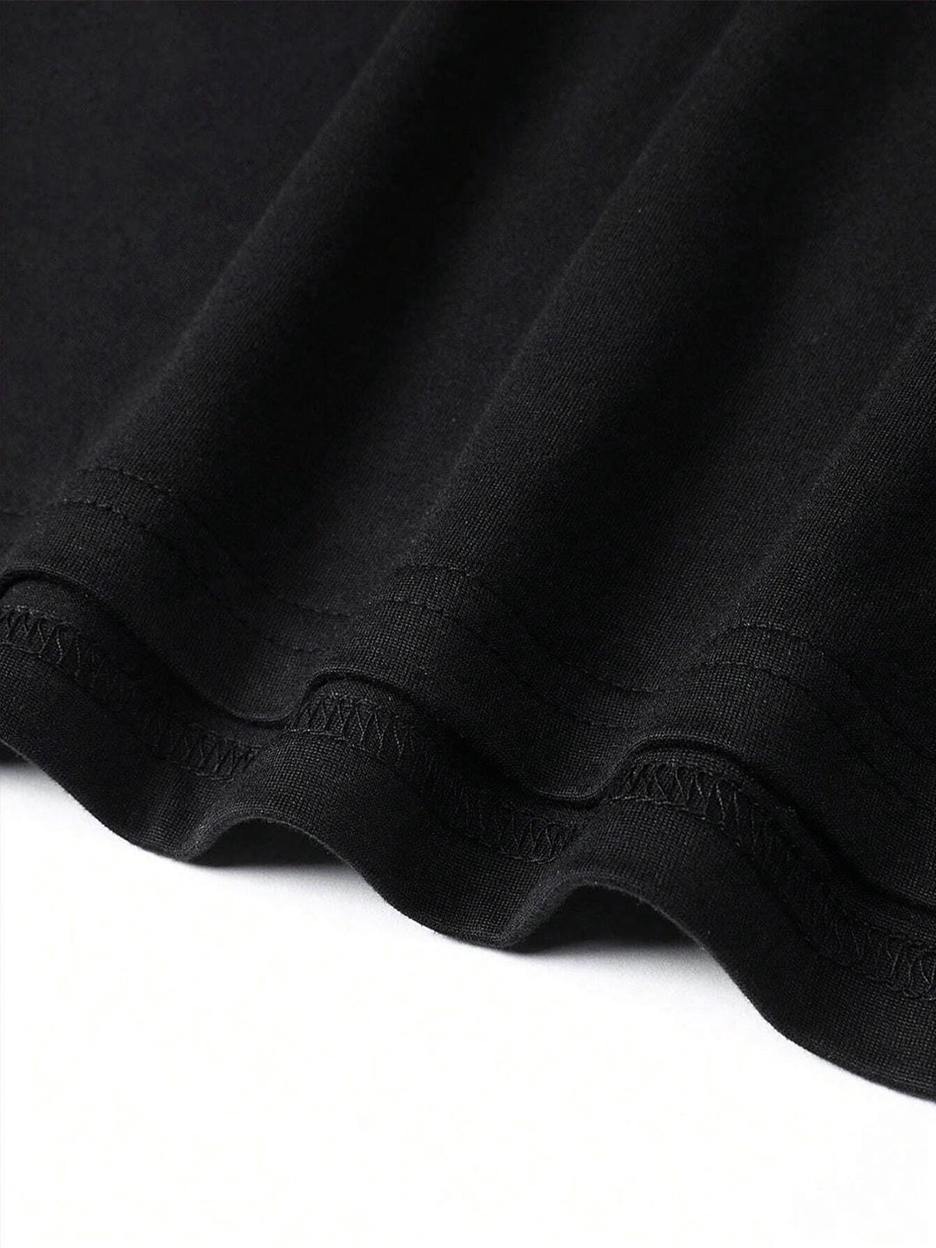 Fashion Plain Hoodie Summer Lightweight Blank Sweatshirt--Black