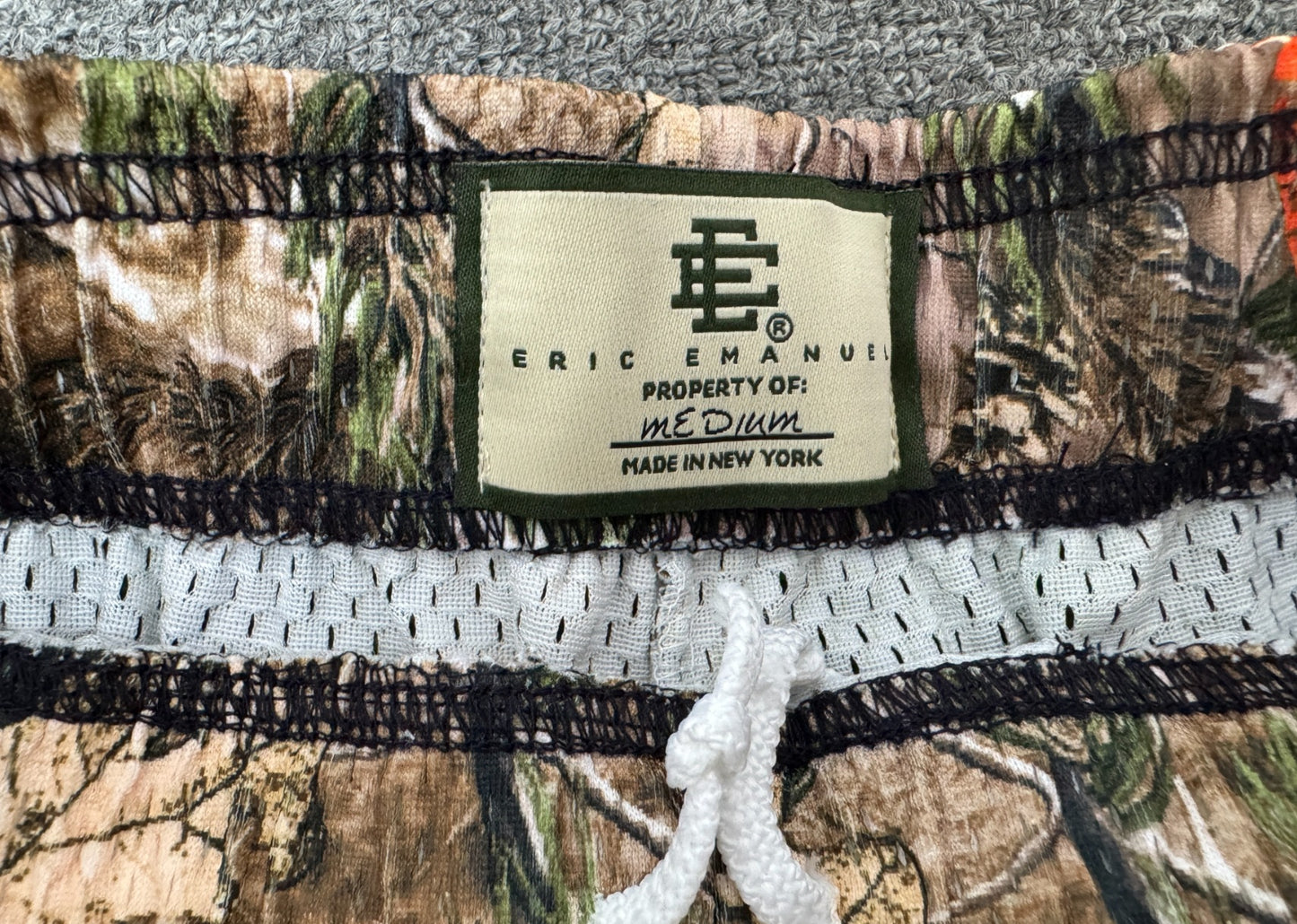 EE3011 Eric Emanuel Quick-Drying Mesh Shorts Camouflage Sports Shorts