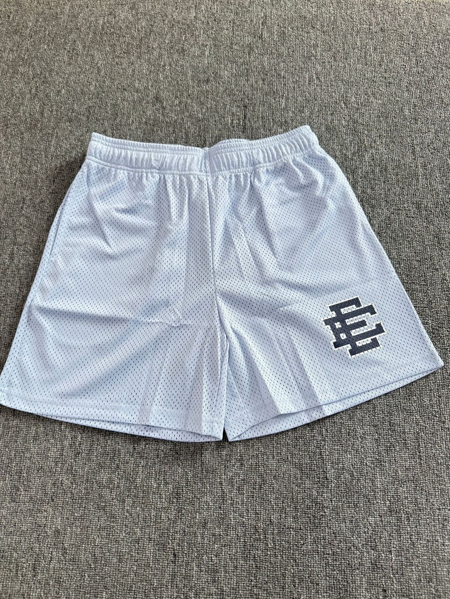 Eric Emanuel Shorts Sports Quick-Dry Pants Fitness Men Loose Fit Basketball Shorts Mesh Breathable Four-Quarter Shorts