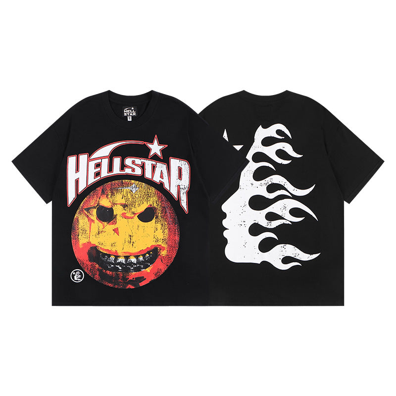 HS6001 Hellstar Fashion Brand Letters shorts Tee shirts