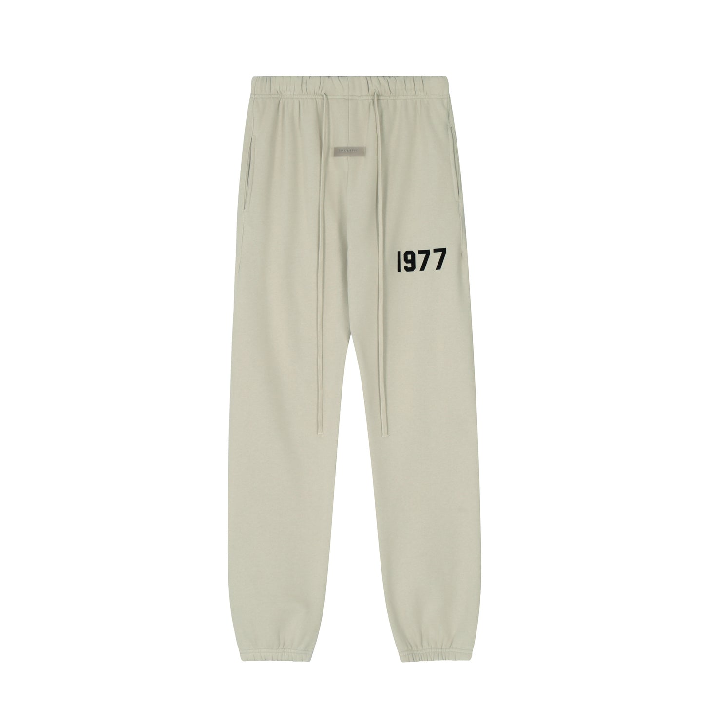Fog Double Line 1977 Digital Flocking Casua Ankle-Tied Sweatpants Tide