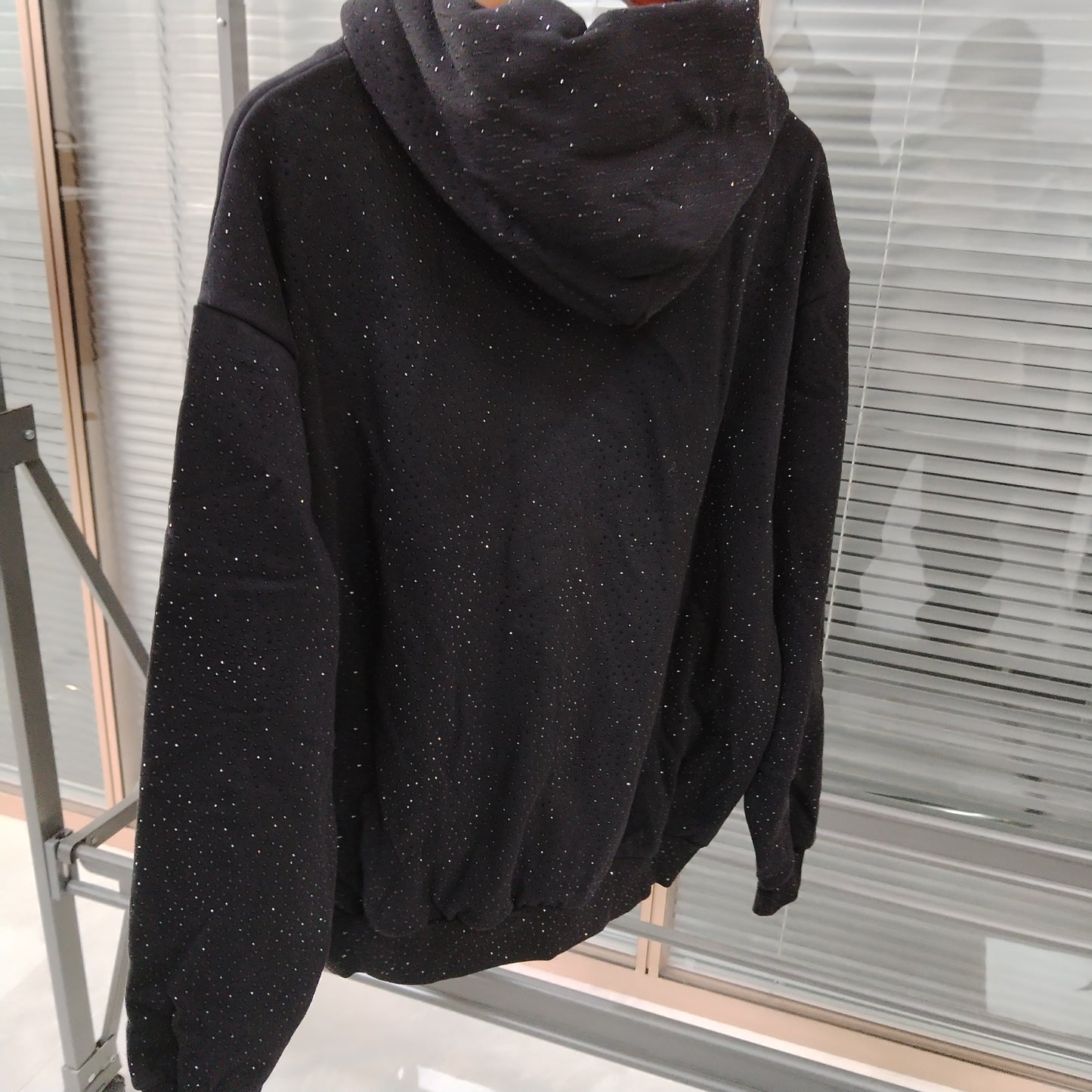 Best-Selling Sp5der Diamond  VVS Hoodie Black