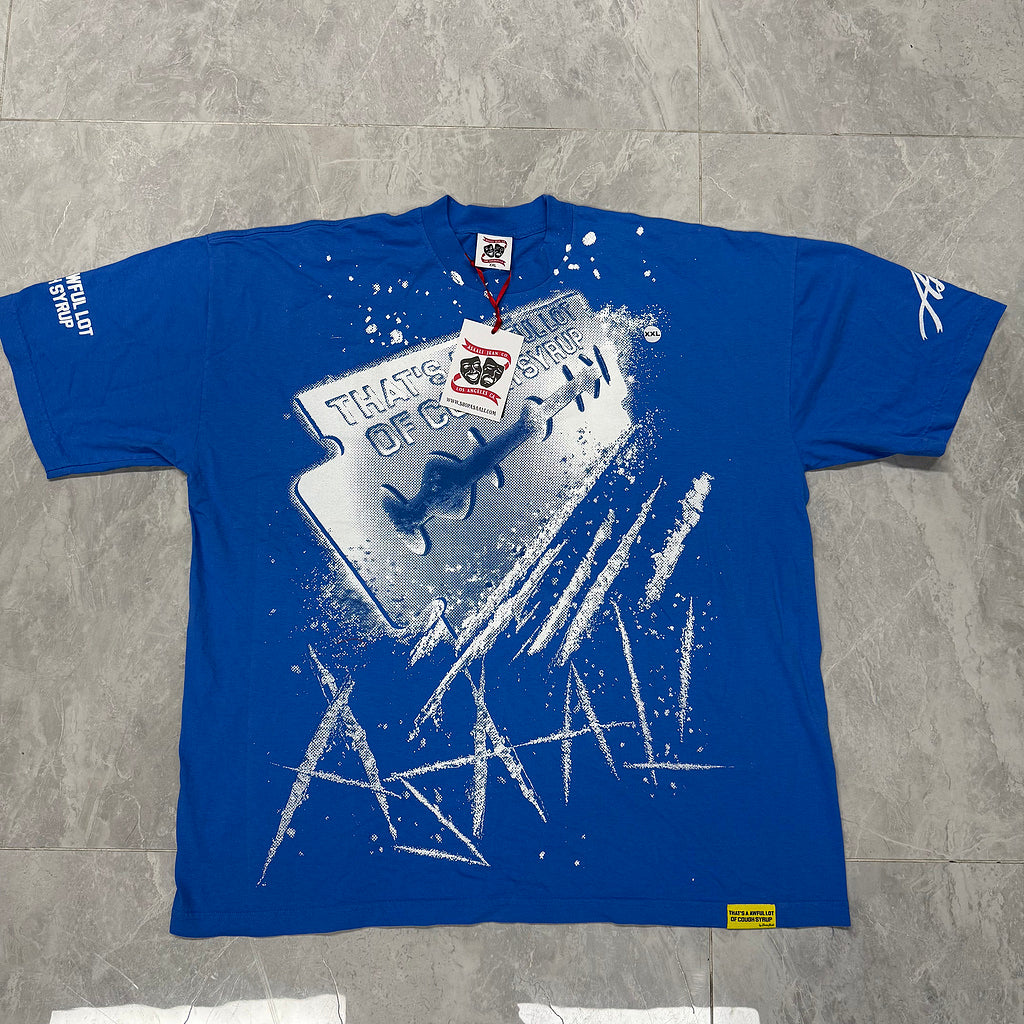 THAT'S AWFUL LOT OF COUGH SYRUP Crew Neck T-Shirt 100% Short Sleeve