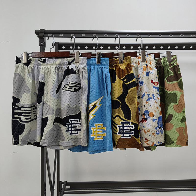 EE3001 Shorts Men's Casual Fitness Sports Pants  Eric Emanuel Breathable Quick-Drying Shorts