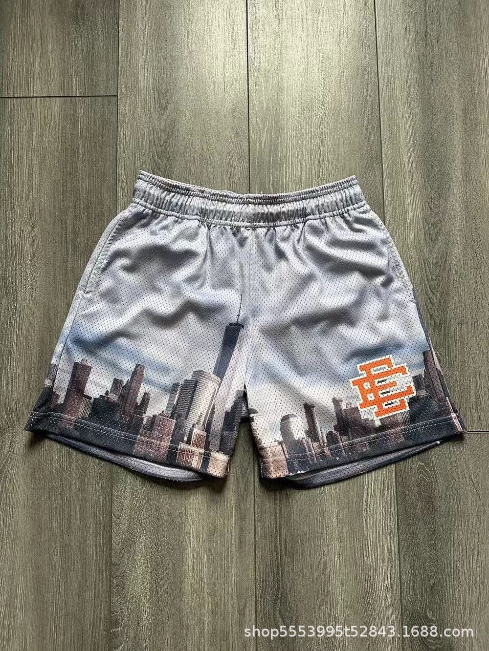 EE3001 Shorts Men's Casual Fitness Sports Pants  Eric Emanuel Breathable Quick-Drying Shorts