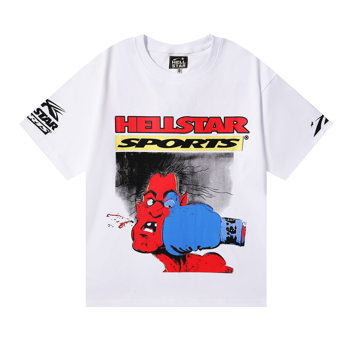 HS6001-1 Hellstar 100% cotton NFC short T shirt  for men