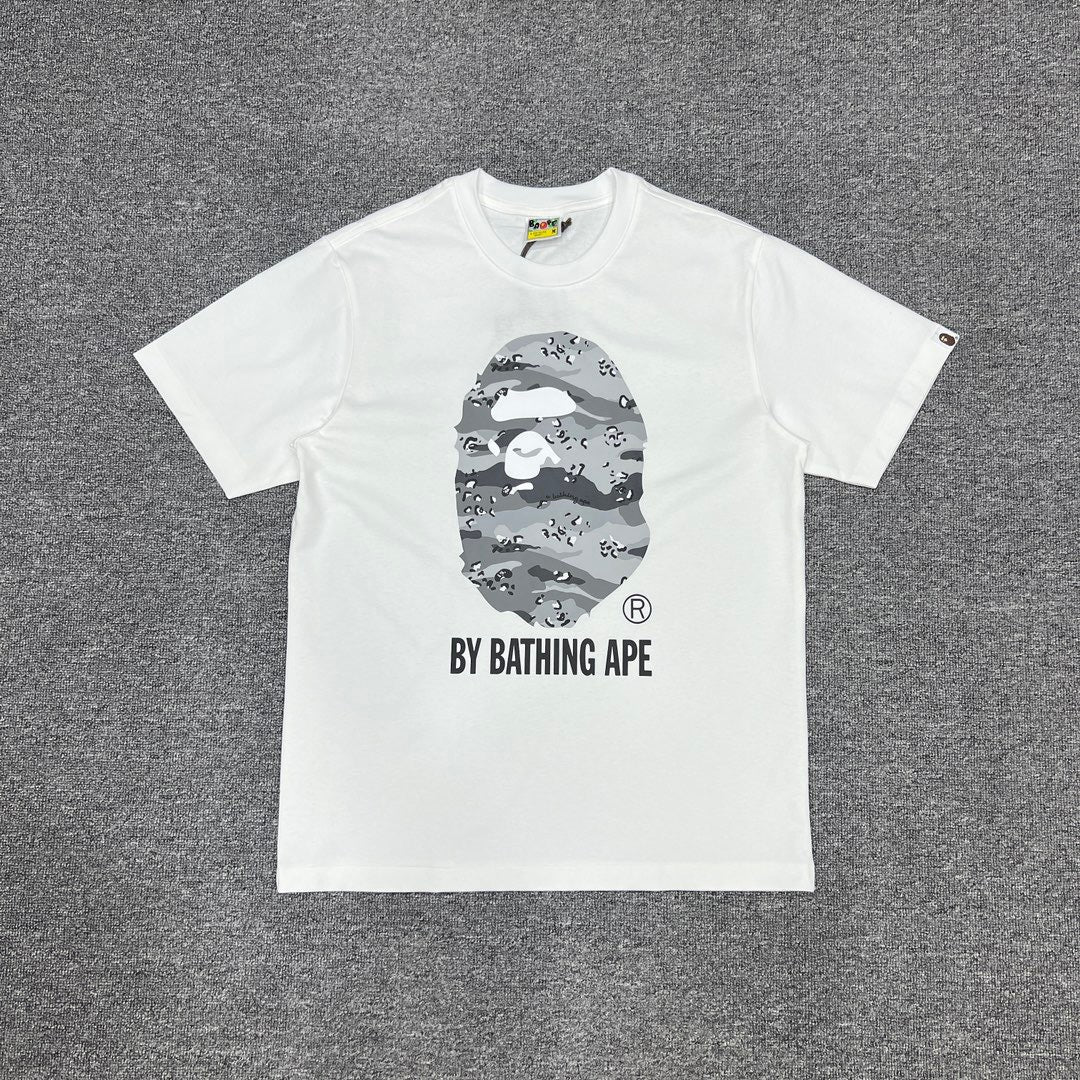 Bape 100% cotton Plus Size loose Cotton Round Neck T-Shirt