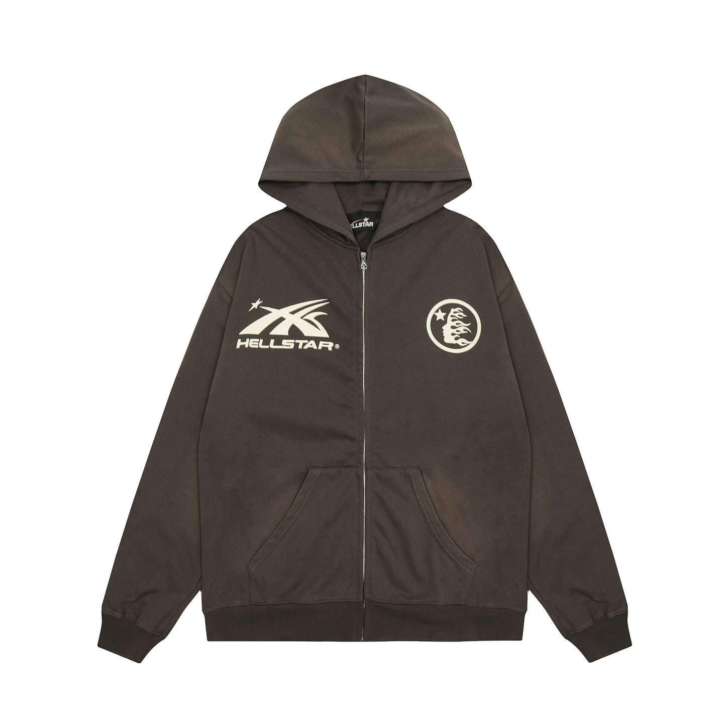 Hellstar Washed and Worn Hoodie Sweater Trousers Suit