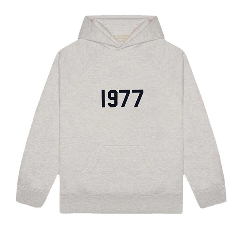 2022SS-1977 Fleece Hoodie ESSENTIALS Thickened Trendy Brand Sweatshirt
