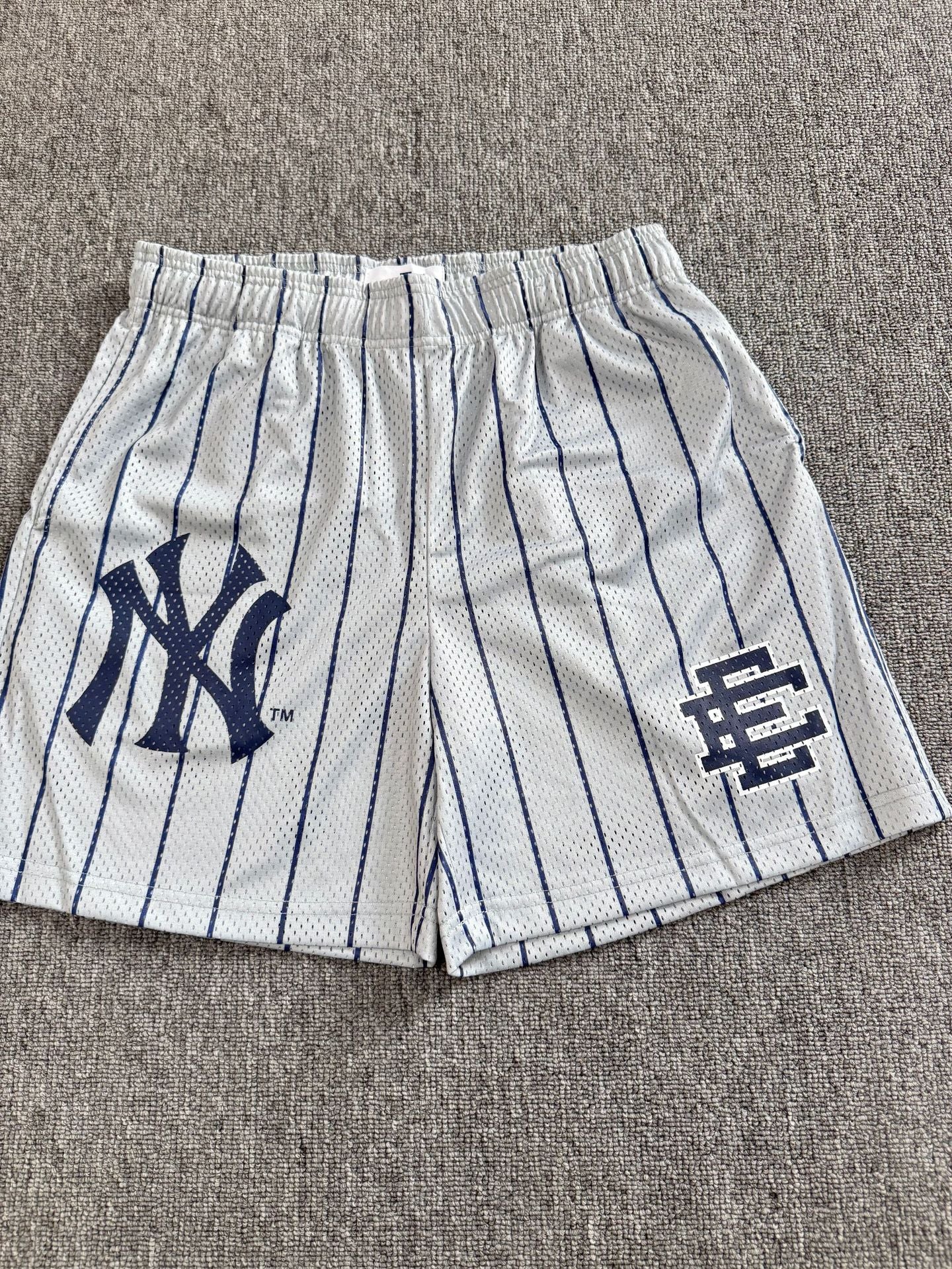 Eric Emanuel Shorts Sports Quick-Dry Pants Fitness Men Loose Fit Basketball Shorts Mesh Breathable Four-Quarter Shorts