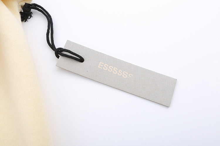 ESS Silicone Letter Zipper Fleece-lined100% Cotton Hooded Sweater