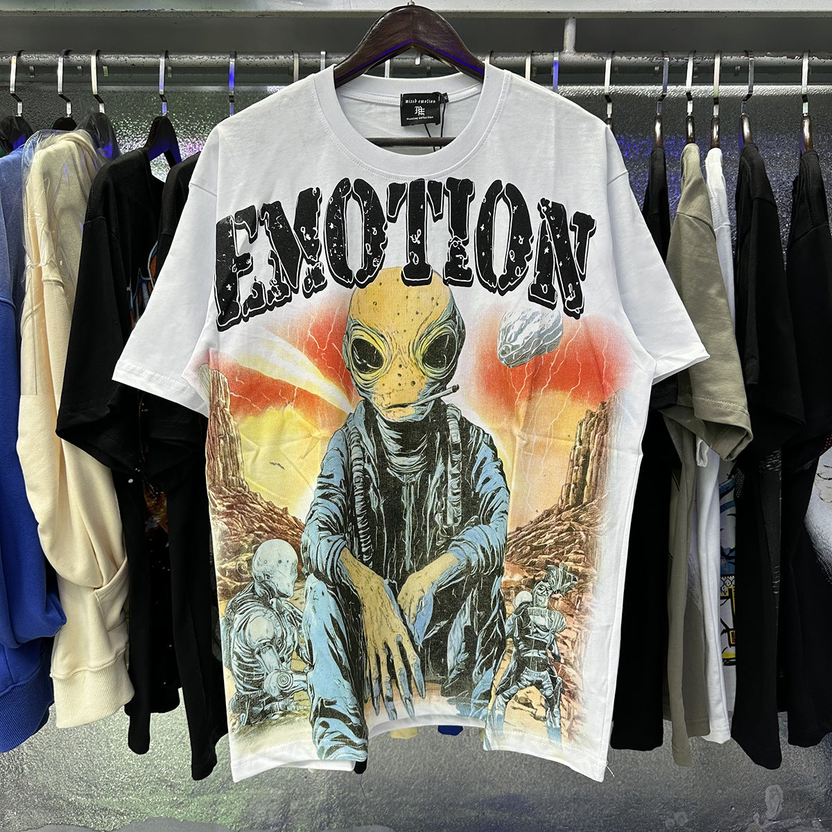 MIXED EMOTION New Brand 100% cotton tee shirts