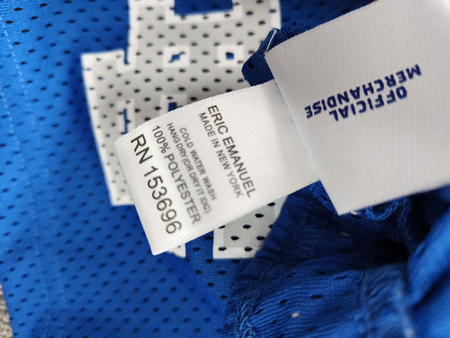 EE3009 LA Letter Eric Emanuel Quick-Drying Mesh Shorts