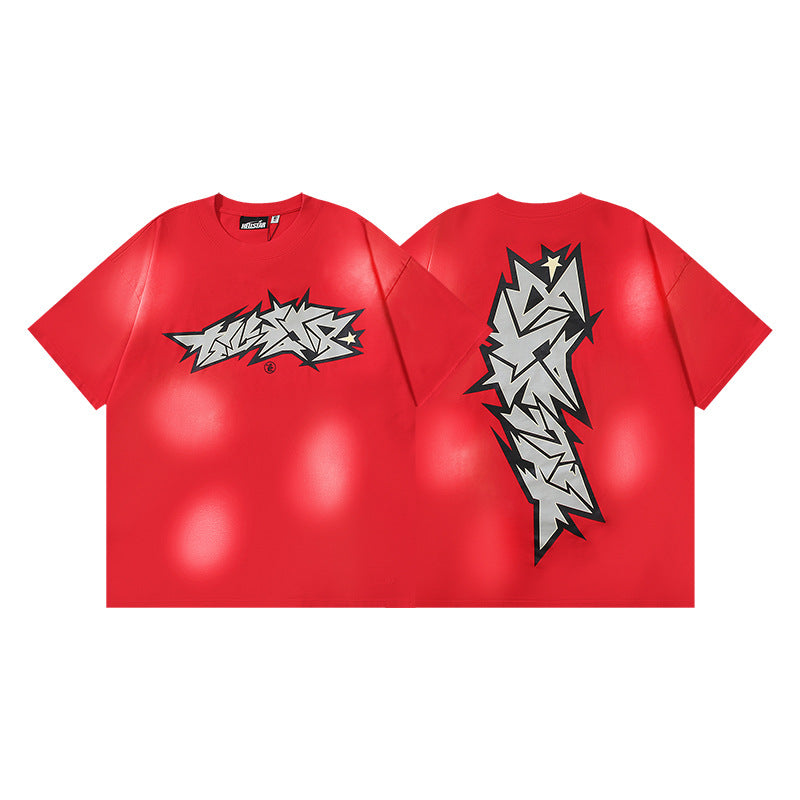 Hellstar Men's and Women's Loose Pullover Short Sleeve T-shirt