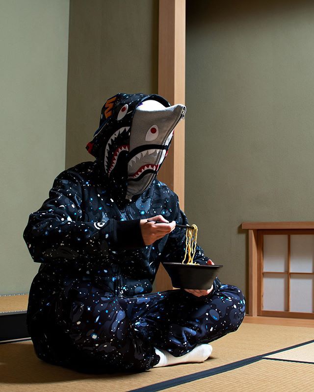 BAPE Shark Sweater Double Hood Sweater