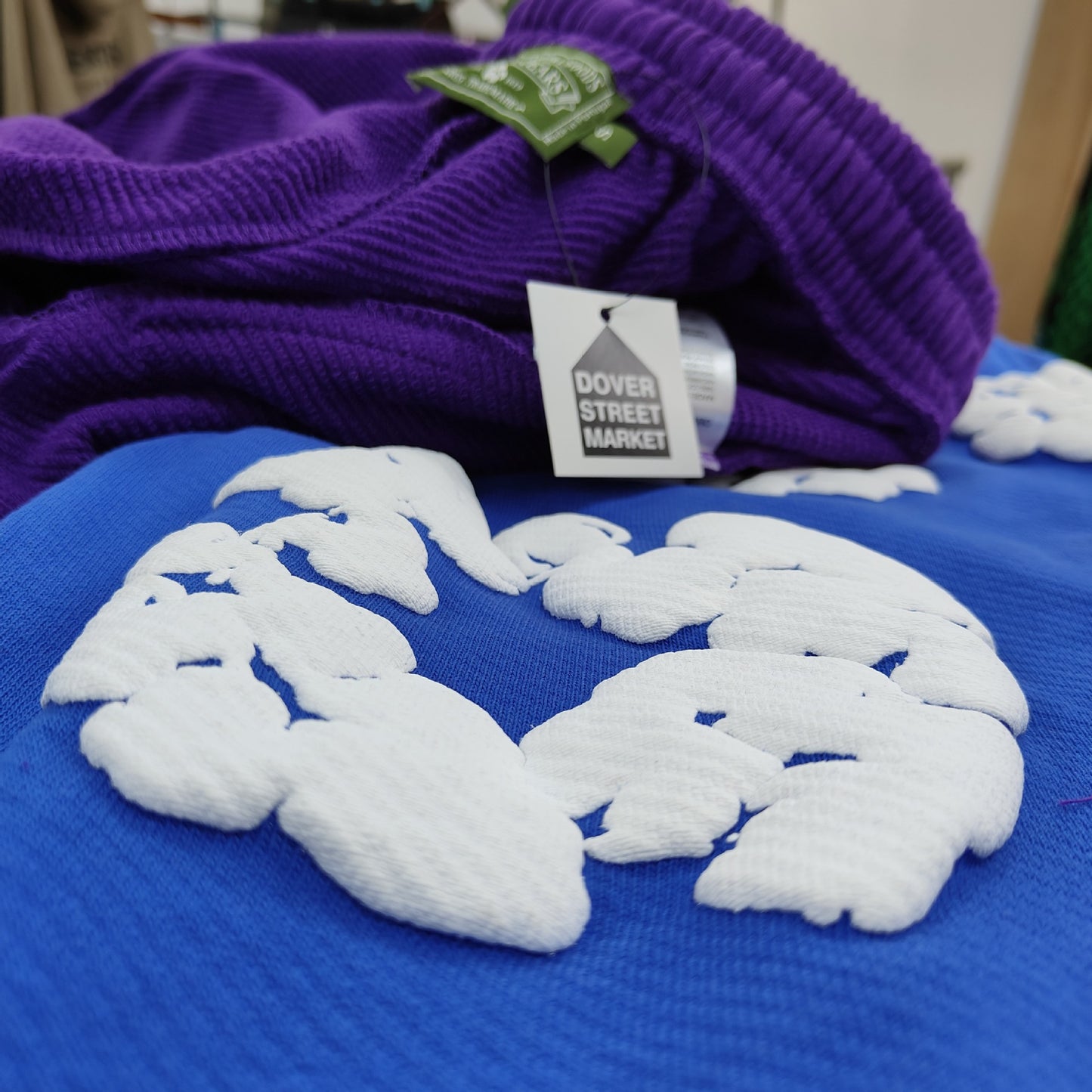 Denim Tears Shorts Full Printed Foam Denim Tears Fifth Pants Tide