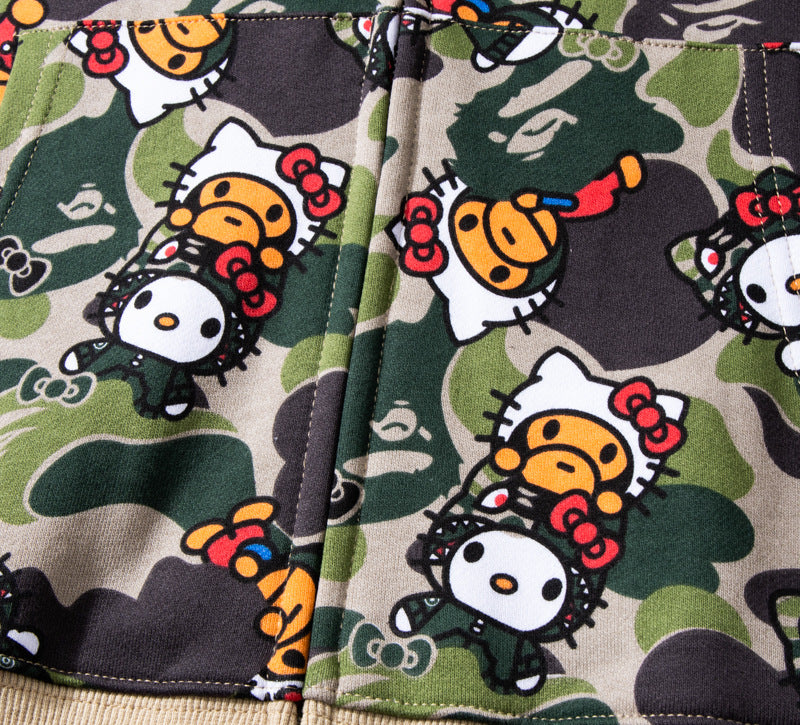 bape original 100% cotton hoodies for women and men