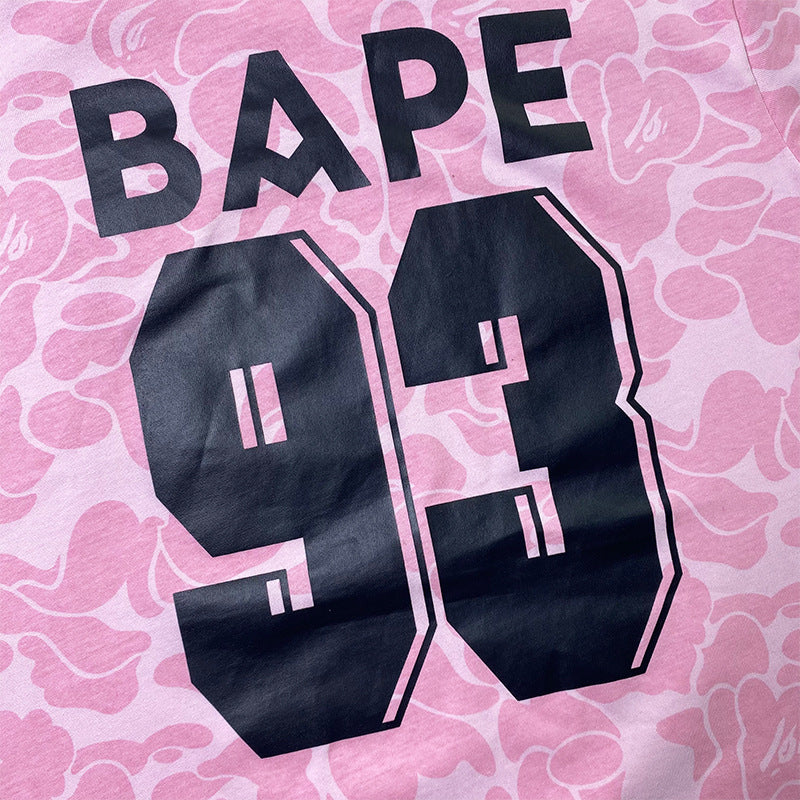 BAPE Sports Short-Sleeved T-shirt Ape Joint Name Miami Miami