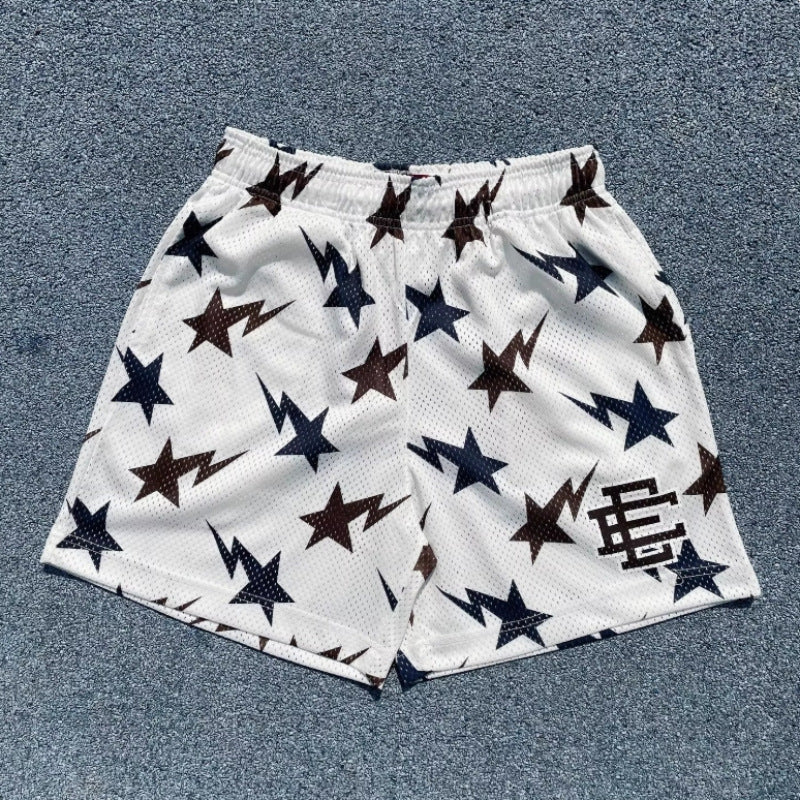 Eric Emanuel Sports Shorts for Men Star Loose Fit