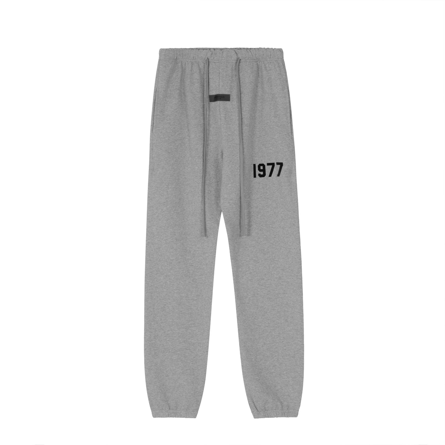 Fog Double Line 1977 Digital Flocking Casua Ankle-Tied Sweatpants Tide