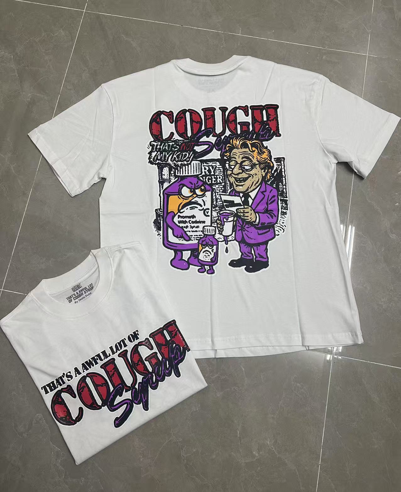 Short Sleeve THAT'S A AWFUL LOT OF COUGH SYRUP 100% Cotton T-Shirt